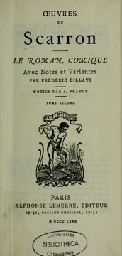 Cover of: Le Roman comique by Scarron Monsieur