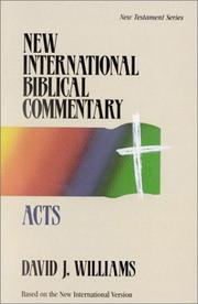 Cover of: Acts by David John Williams