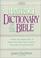 Cover of: Hastings' Dictionary of the Bible