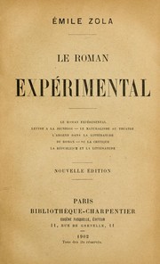 Cover of: Le roman expérimental