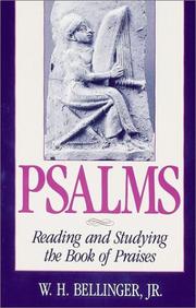 Cover of: Psalms by W. H. Bellinger