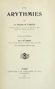 Cover of: Les arythmies