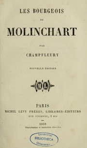 Cover of: Les bourgeois de Molinehart