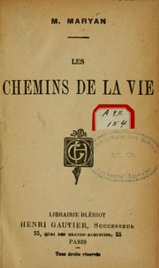 Cover of: Les chemins de la vie