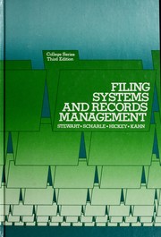 Cover of: Filing systems and records management