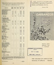 Cover of: Garbanzos