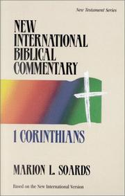 Cover of: 1 Corinthians by Marion L. Soards