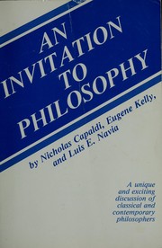 Cover of: An invitation to philosophy by Nicholas Capaldi