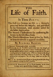 Cover of: The life of faith: in three parts ...