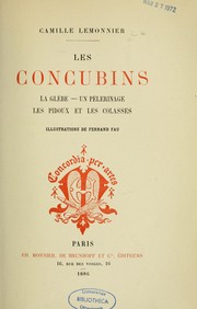 Cover of: Les concubins by Camille Lemonnier