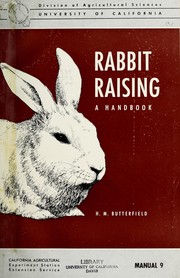 Cover of: Rabbit raising: a handbook
