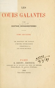 Cover of: Les cours galantes by Gustave Le Brisoys Desnoiresterres