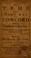 Cover of: The true and only way of concord of all the Christian churches ...