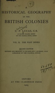 Cover of: The West Indies