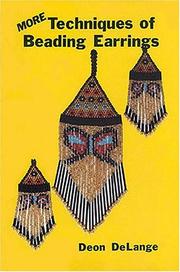 Cover of: More techniques of beading earrings.