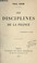 Cover of: Les disciplines de la France