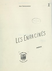 Cover of: Les enracinés: poèmes