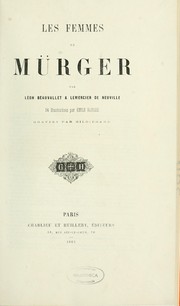Cover of: Les femmes de Mürger