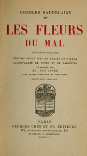Les fleurs du mal, 1857-1861 (1917 edition) | Open Library