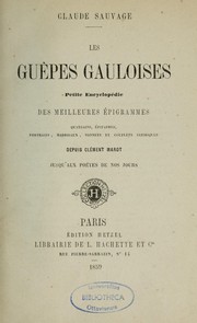 Cover of: Les guêpes gauloises by Claude Sauvage