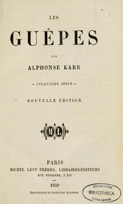 Cover of: Les guêpes: 1-6 série