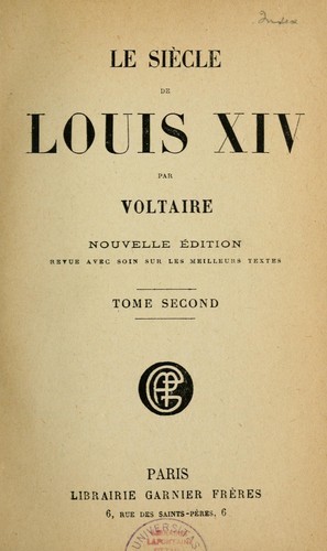 Le Siècle De Louis XIV (Paperback)