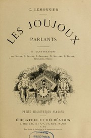 Cover of: Les joujoux parlants by Camille Lemonnier