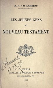 Cover of: Les Juenes gens du Nouyeau Testament