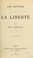 Cover of: Les Lettres et la liberté