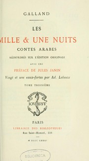 Cover of: Les Mille & une nuits by Antoine Galland
