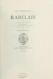 Cover of: Les portraits de Rabelais