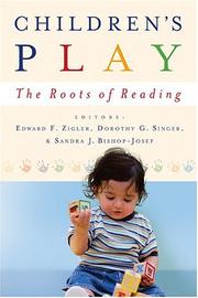 Cover of: Children's Play: The Roots of Reading