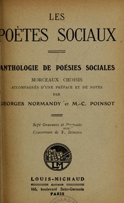 Cover of: Les Poètes sociaux by Georges Normandy