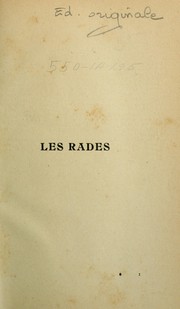 Cover of: Les rades: poèmes, 1894-1914