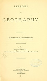 Cover of: Lessons in geography