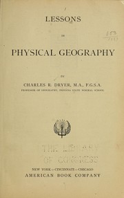 Cover of: Lessons in physical geography