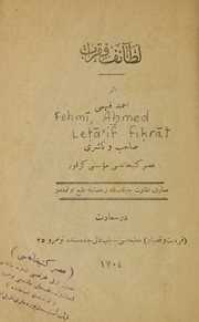 Cover of: Leta'if-i fikarat