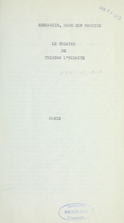 Cover of: Le Théâtre de Tristan l'Hermite: la mort de Sénèque