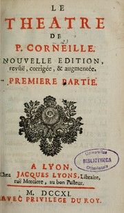 Cover of: Le théâtre de P. Corneille by Pierre Corneille