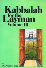 Cover of: Kabbalah for the Layman (Vol. 3)