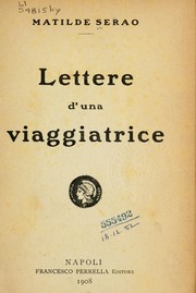 Cover of: Lettere d'una viaggiatrice