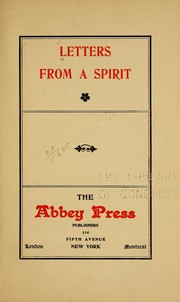 Cover of: Letters from a spirit by 