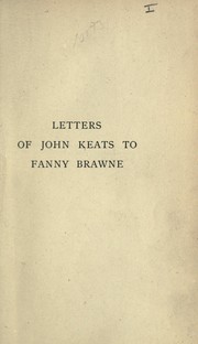 Cover of: Letters to Fanny Brawne by John Keats