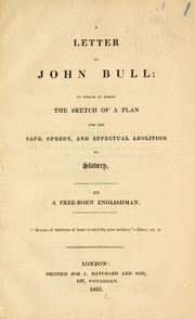 Cover of: A letter to John Bull | Free-born Englishman