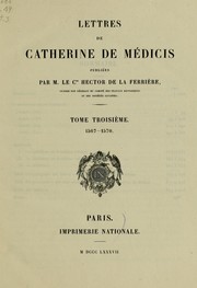Cover of Lettres de Catherine de Médicis