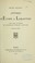 Cover of: Lettres d'Elvire à Lamartine