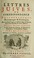 Cover of: Lettres juives, ou, Correspondance philosophique, historique & critique