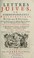 Cover of: Lettres juives, ou, Correspondance philosophique, historique & critique