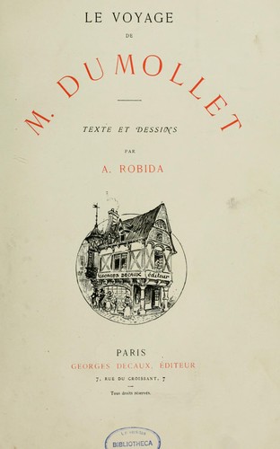 Le voyage de M. Dumollet by Albert Robida