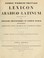 Cover of: Lexicon arabico-latinum praesertim ex Djeuharii Firuzabadiique et aliorum Arabum operibus, adhibitis Golii quoque et aliorum libris confectum
